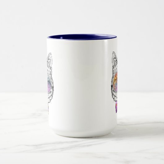 賢い子猫Kat マグカップ (中央)