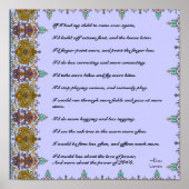 賢い引用文子育て方法ポスター ポスター (正面)