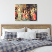 賢い愚かなヴァージン キャンバスプリント (インサイチュ (寝室))