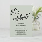 賢い手書きで結婚式を祝おう 招待状 (スタンド正面)