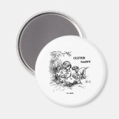 賢い昼寝 マグネット (正面/裏面)