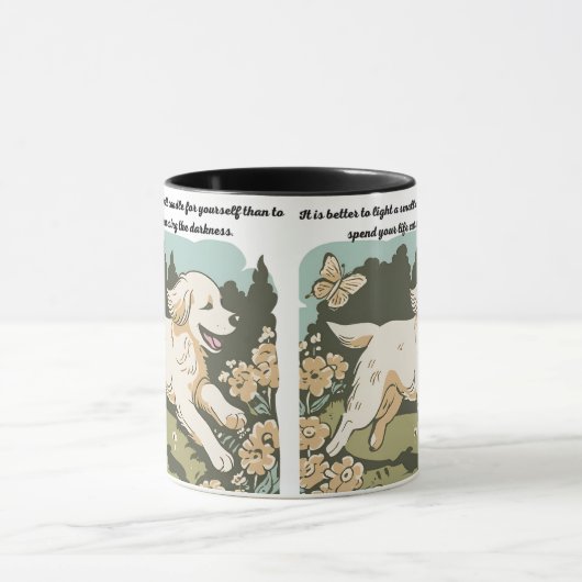 賢い犬のマグ マグカップ (中央)