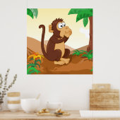 賢い猿が話す 1/3 ポスター (キッチン)