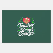 賢い生徒たちを教えるクリスマス教師の生活 ラッピングペーパーシート (正面)