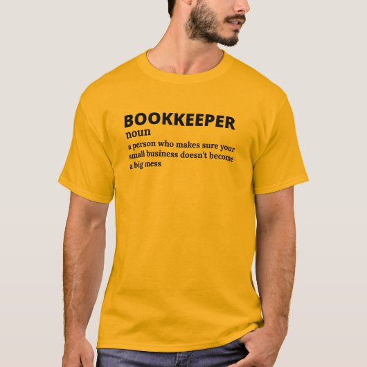 賢い簿記プロの定義Tシャツ Tシャツ (正面)