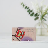 賢い羽 名刺 (スタンド正面)