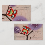 賢い羽 名刺 (正面/裏面)