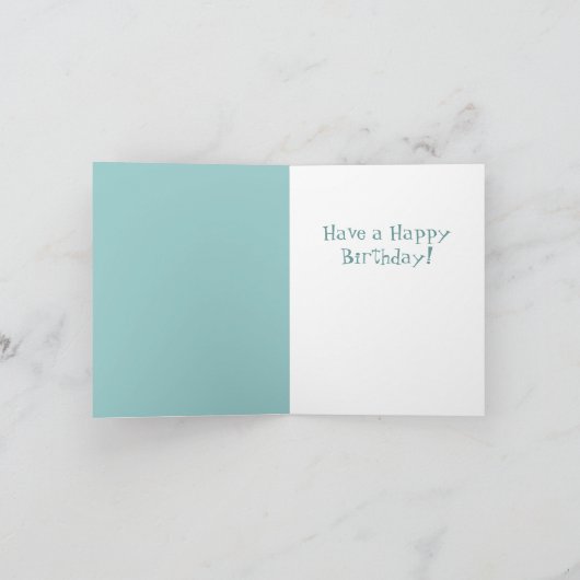 賢い老フクロウ カード (内部)