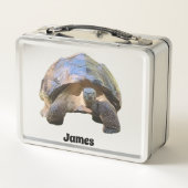 賢い老亀 メタルランチボックス (裏面)