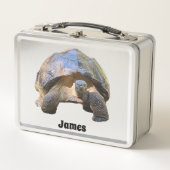 賢い老亀 メタルランチボックス (正面)