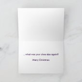 賢い老女の休日挨拶#3 (2015年) シーズンカード (内部)