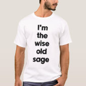 賢い老賢者 Tシャツ (正面)