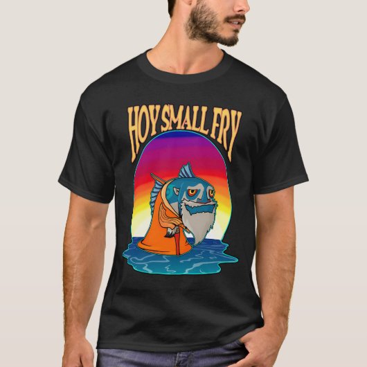 賢い老魚 Tシャツ (正面)