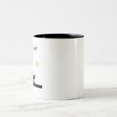 賢い者はまだ彼を求める ツートーンマグカップ (中央)