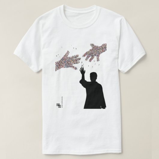 賢い表現BHARAT浄土八頭雁次Tシャツ Tシャツ (デザイン正面)