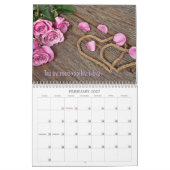 賢い言葉と写真 カレンダー (2月 2027)