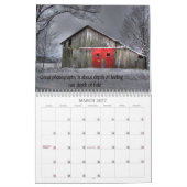 賢い言葉と写真 カレンダー (3月 2027)