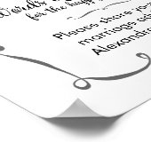 賢い言葉 ウェディングアドバイスサイン ポスター (角)