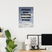 賢い言葉 ポスター (ホームオフィス)