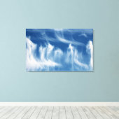 賢い雲 キャンバスプリント (インサイチュ (ウッドフロア))
