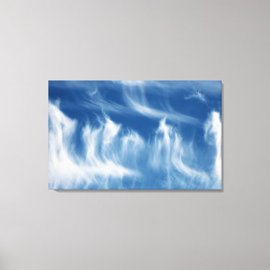 賢い雲 キャンバスプリント (正面)