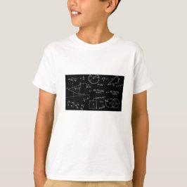 賢い黒板の少年 Tシャツ