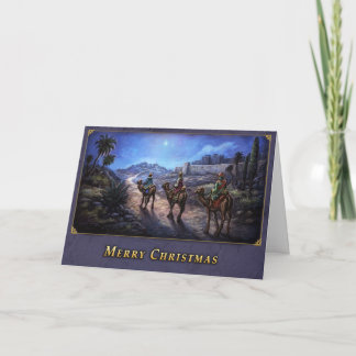 賢い3人のクリスマスカード シーズンカード