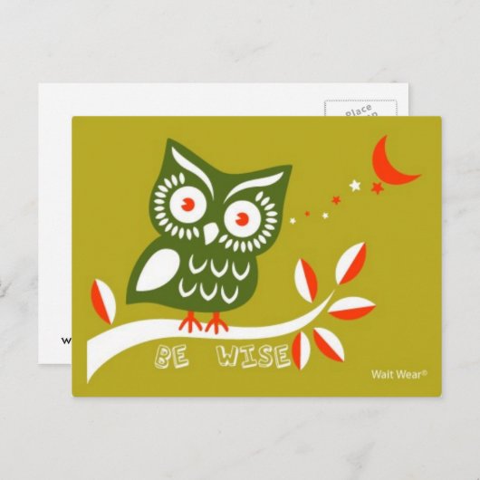 賢い ポストカード (正面/裏面)