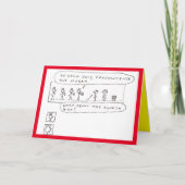 賢おもしろい者三人の贈り物の冗談 シーズンカード (正面)