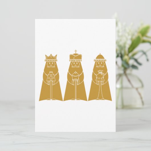 賢き三人の現代のクリスマスの王たち 招待状 (スタンド正面)