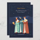 賢き三人の聖人の祭礼の挨 シーズンカード (正面/裏面)