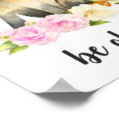 賢くあれ | 森のキツネの保育園アート ポスター (角)