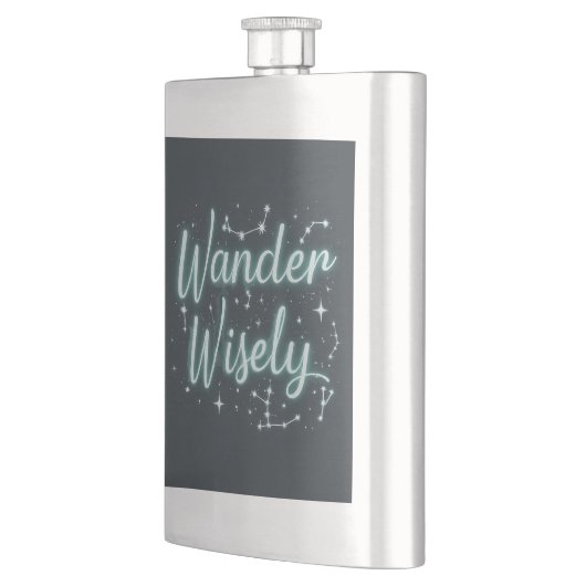 賢くさまよい フラスク (左)