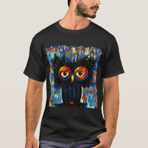 賢くて美しいフクロウ Tシャツ