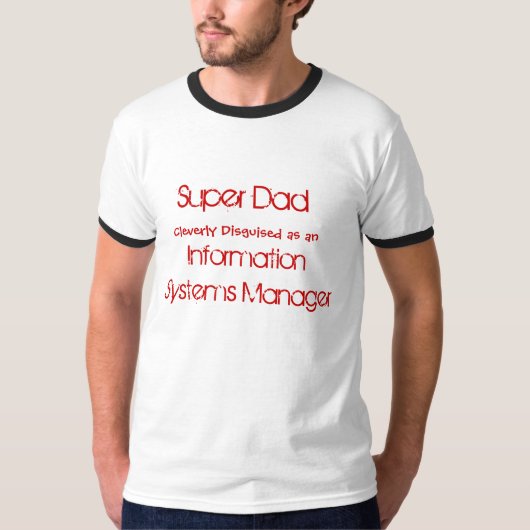 賢くとして隠れる極度のパパ、Informatio… Tシャツ (正面)