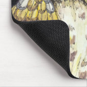 賢く古いフクロウのマウスパッド マウスパッド (コーナー)