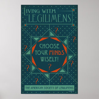 賢く心を選ぶ – Legilimens Poster ポスター