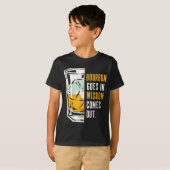 賢く生きておかしく生きるラバーデザイン Tシャツ (正面フル)