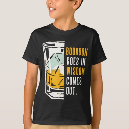 賢く生きておかしく生きるラバーデザイン Tシャツ (正面)