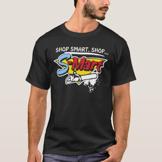 賢く買い物 スマート・エス マート Tシャツ (正面)