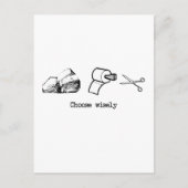 賢く選ぶ ポストカード (正面)