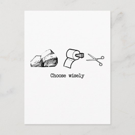 賢く選ぶ ポストカード (正面)