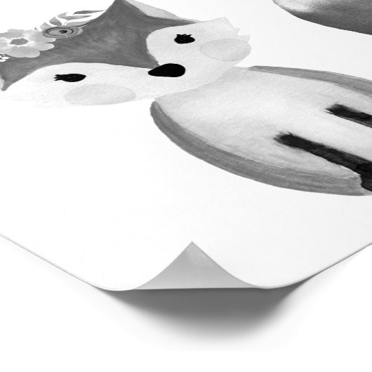 賢さを保つ保育園の壁アート ポスター (角)