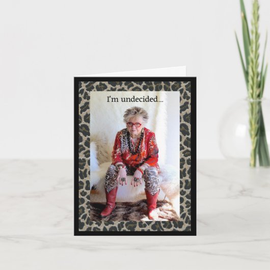 賢ファンシーいおもしろい カード (正面)