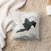 賢人と様式化される砂漠の生命カササギ クッション (ブランケット)