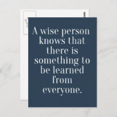 賢人の名言 ポストカード (正面/裏面)