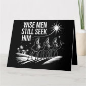 賢人はまだキリスト教の聖降誕祭イエスを求めている カード (正面)