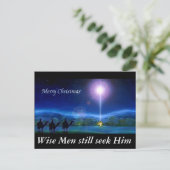 賢人はまだ彼にクリスマスグリーティングカードを探している シーズンポストカード (スタンド正面)