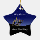 賢人はまだ彼にクリスマスツリーのオーナメントを求める セラミックオーナメント (裏面)