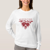 賢人はまだ彼にクリスマス・イエス・引用文を求める Tシャツ (正面)